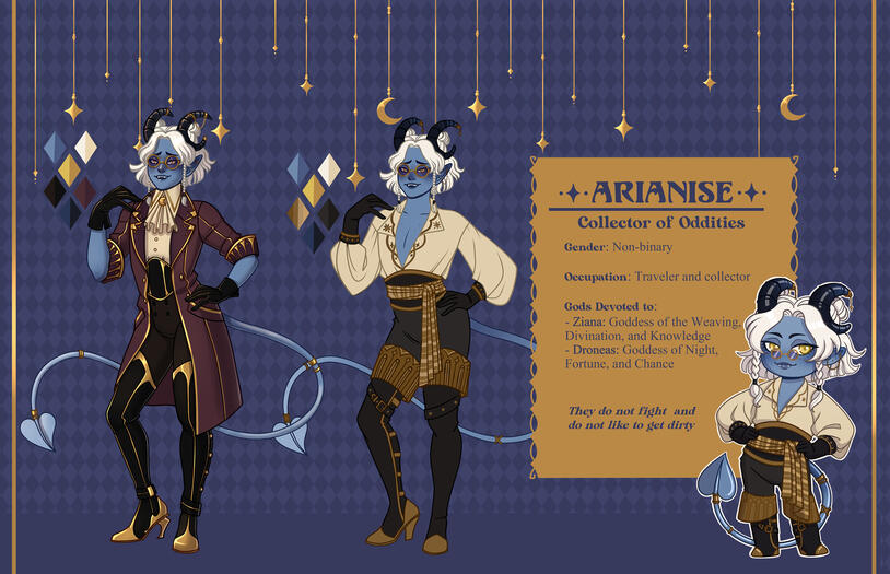 Arianise - Tiefling - Commission Work - Custom